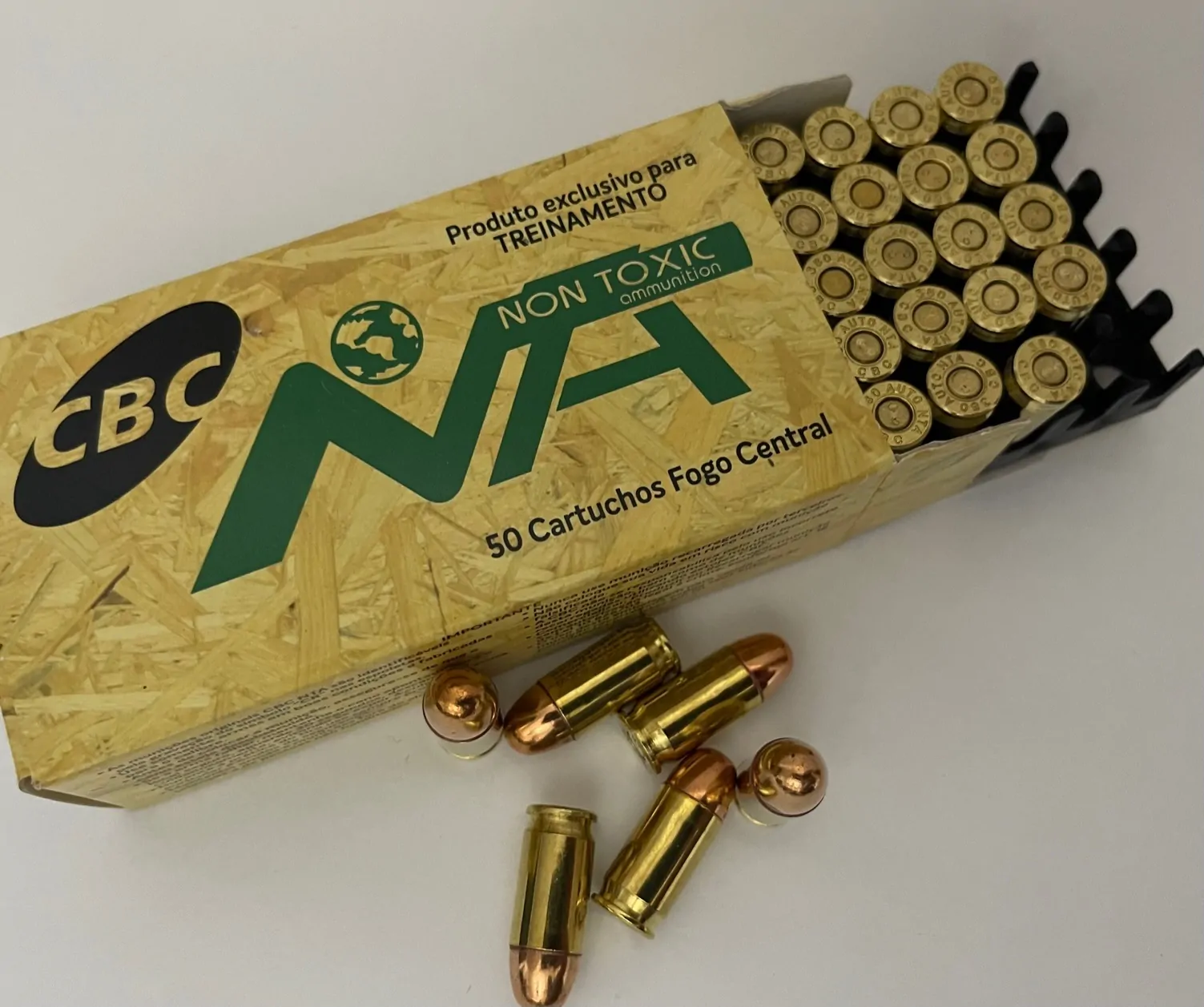 MUNIÇÃO CBC NTA CAL 9MM LUGER (UNIDADE)