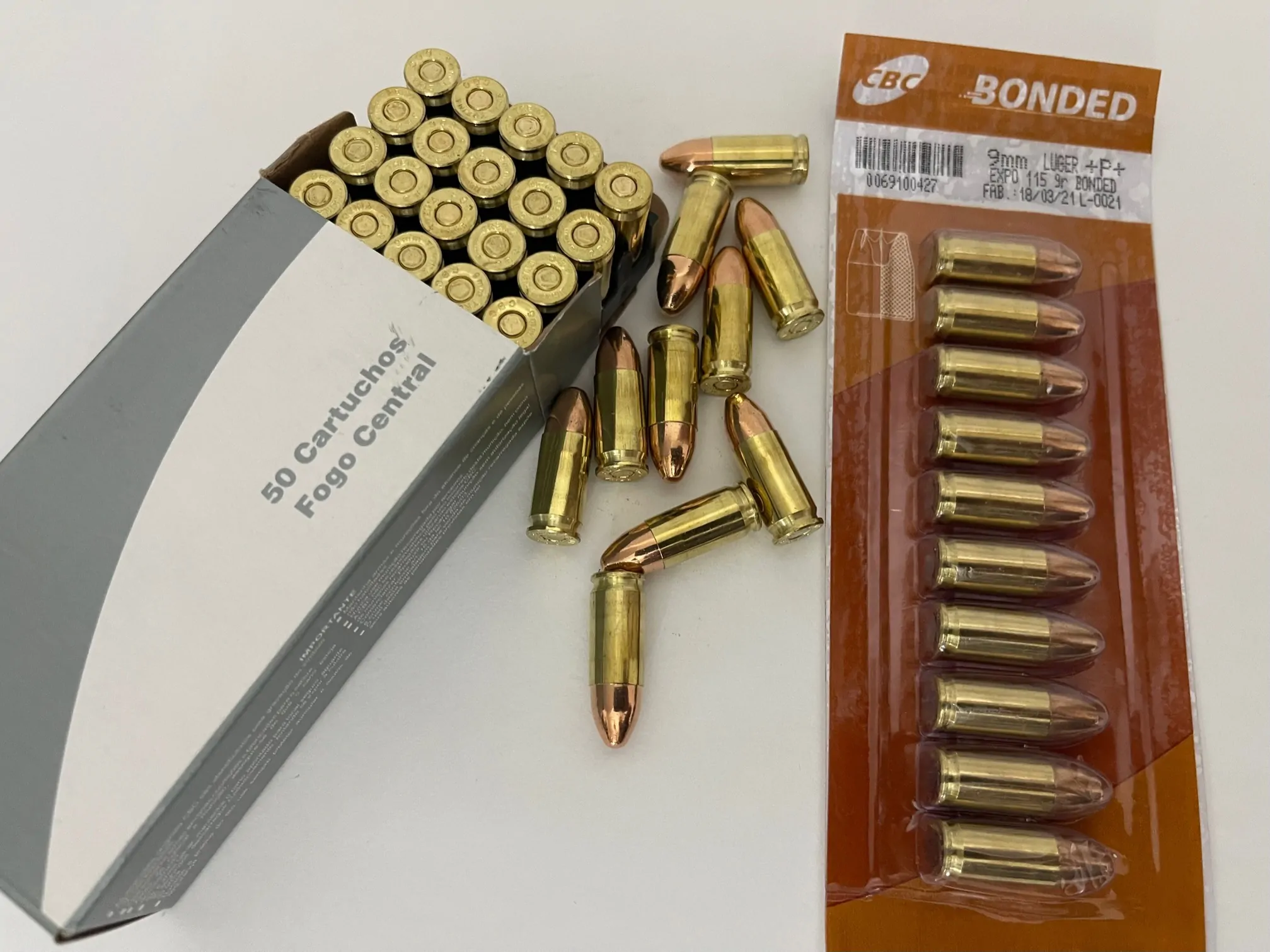 MUNIÇÃO CBC BONDED 9MM +P+ (UNIDADE)