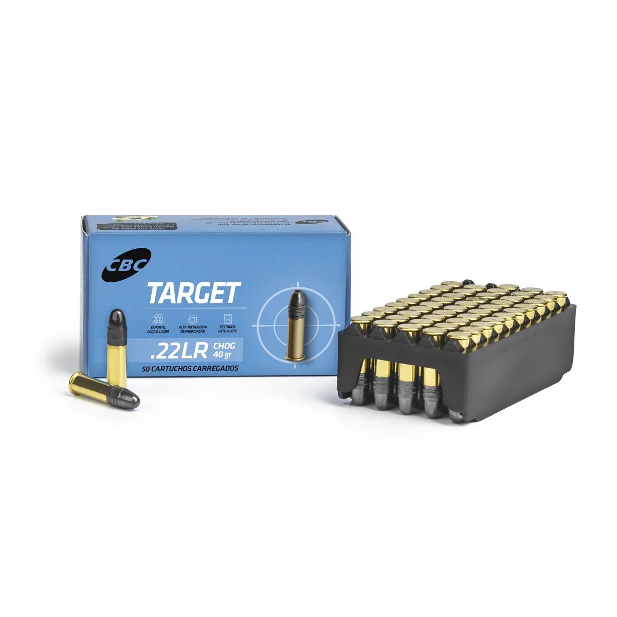 MUNIÇÃO CBC .22 LR TARGET CHOG
